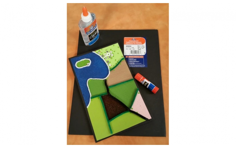 Aerial View Landscape with Scenic Sand